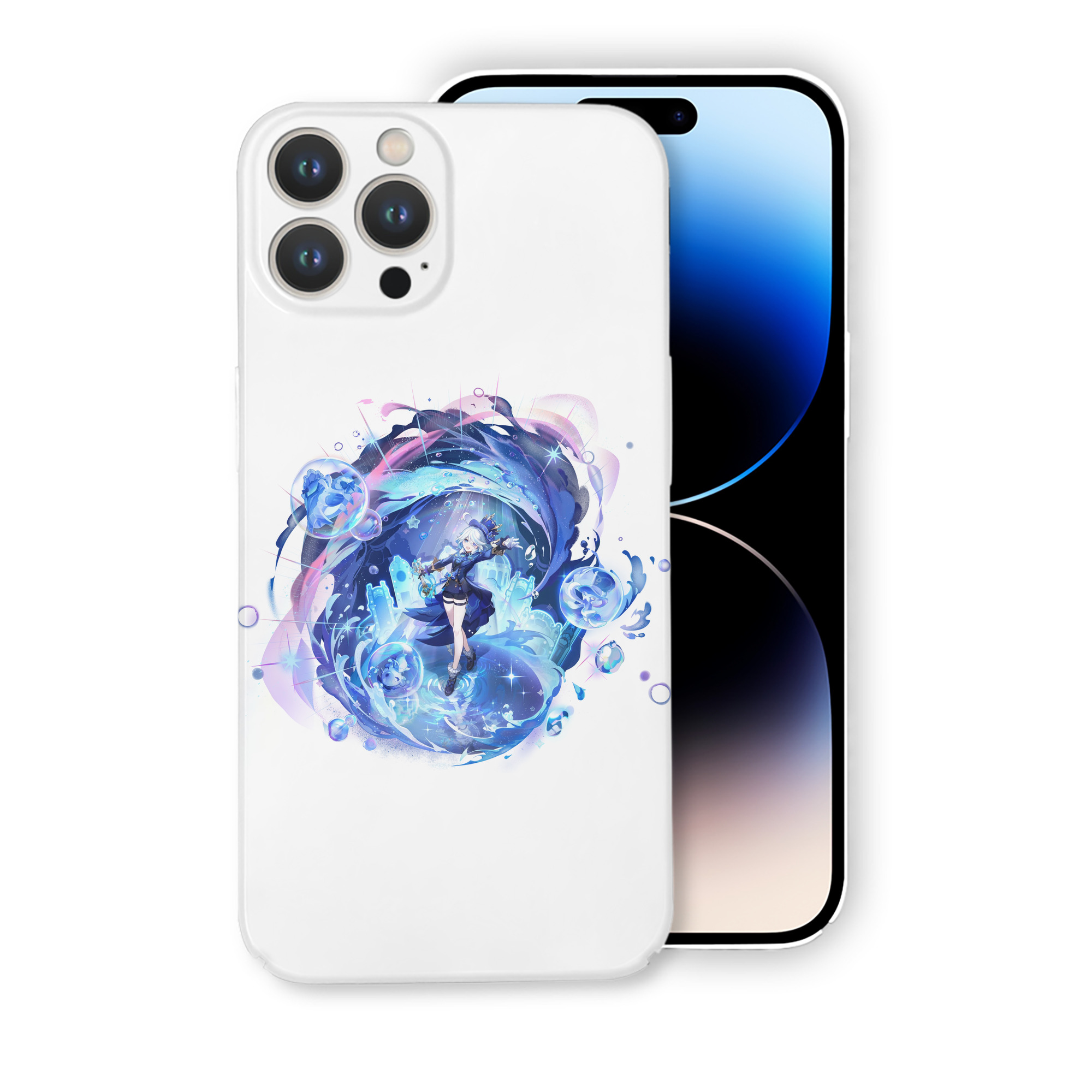 げんし神 フリーナ genshin Furina 【iPhone 14シリーズ対応】ハードケース